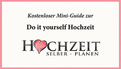 Hochzeit selber planen Hochzeitsquide