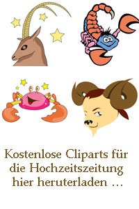 Hochzeitszeitung Horoskop
