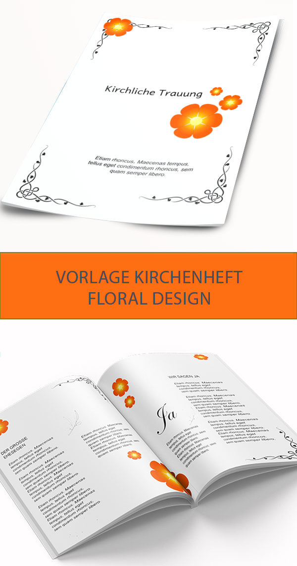 Kirchenhefte Vorlage