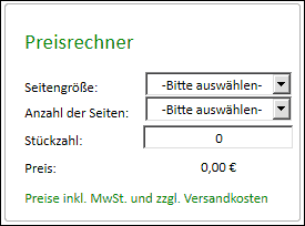 Kirchenhefte Preise