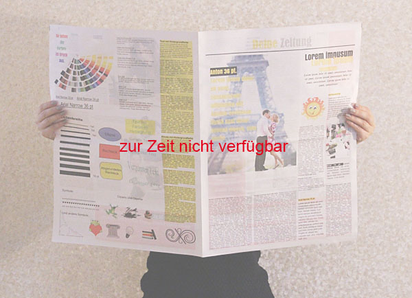 Hochzeitszeitung Tageszeitung broadsheet